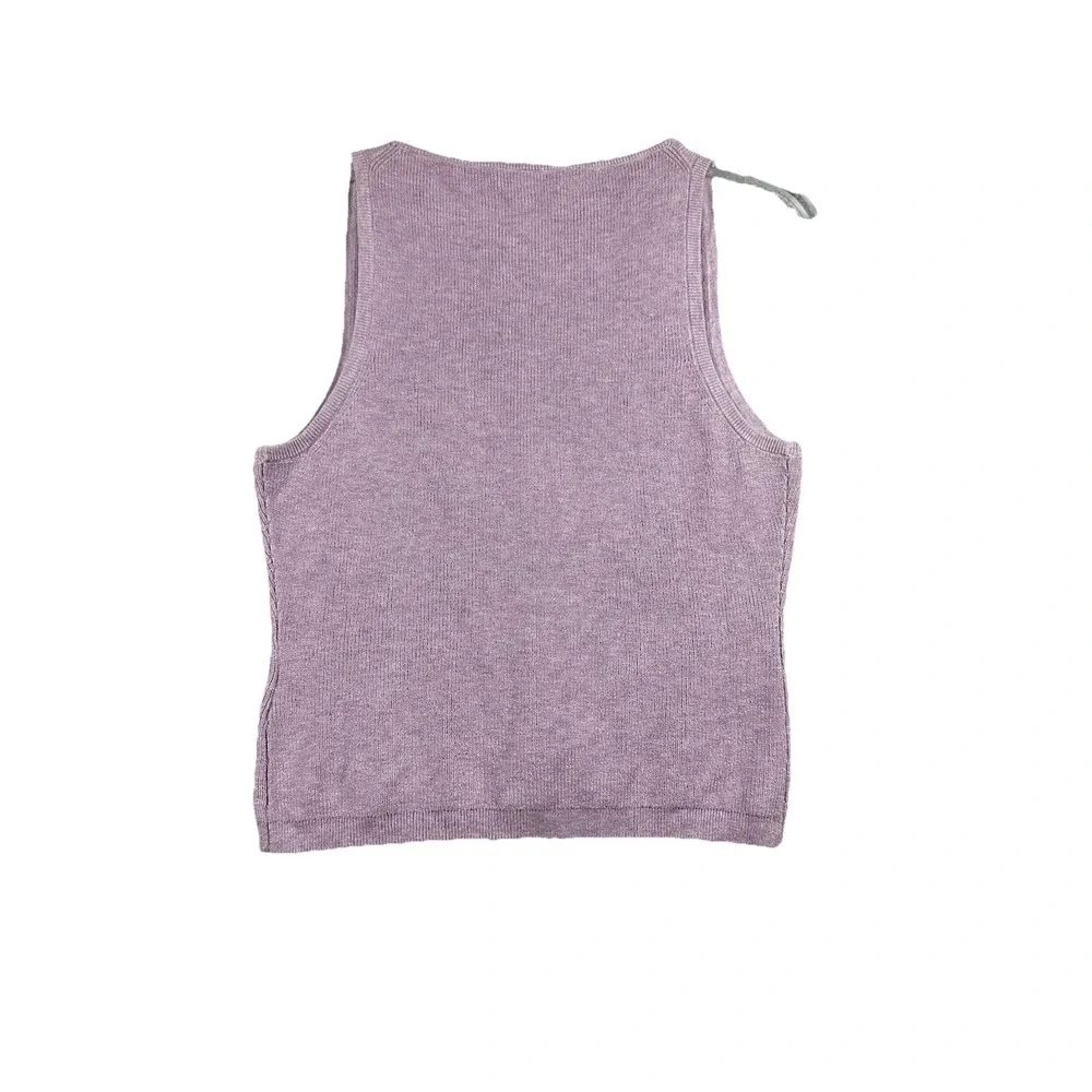 J.Crew Fitted  Button Up Purple Sweater Vest Women's  Size‎ Small